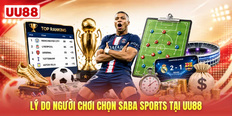 Lý do người chơi chọn SABA Sports tại UU88